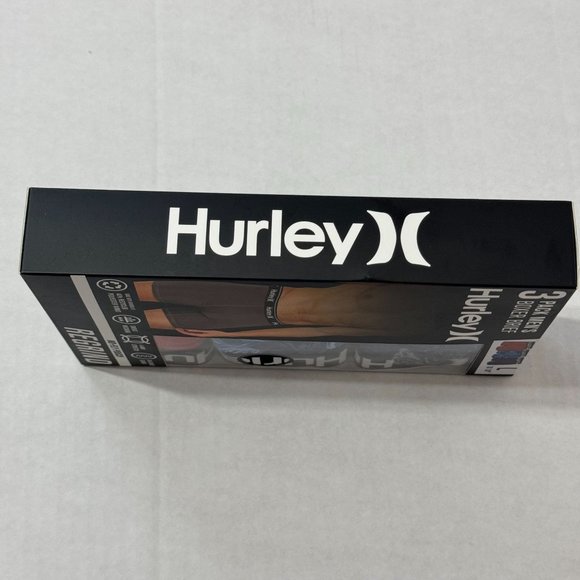 Hurley NWB Sz L 3 Pack Men's Boxer Brief No Fly Punch Regrind - Picture 6 of 8